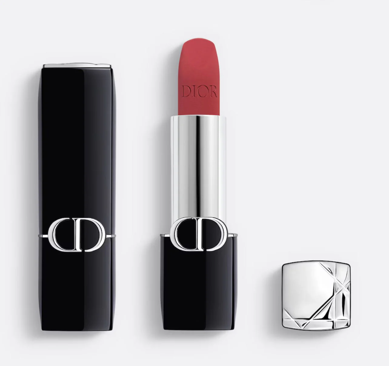 200 Nude touch Rouge Dior Couture Color - Hydrating & Long-lasting lipstick - Velvet, Satin & New Veil Finishes
