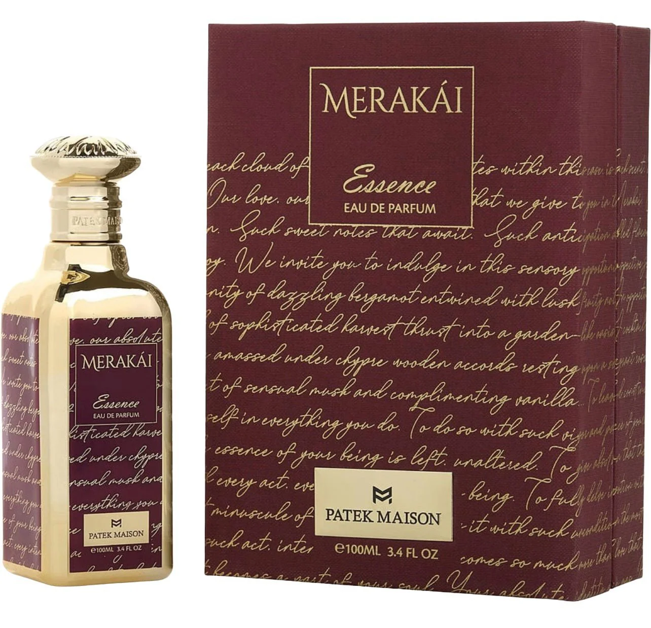 Merakai Essence eau Parfum For Women 3.4oz
